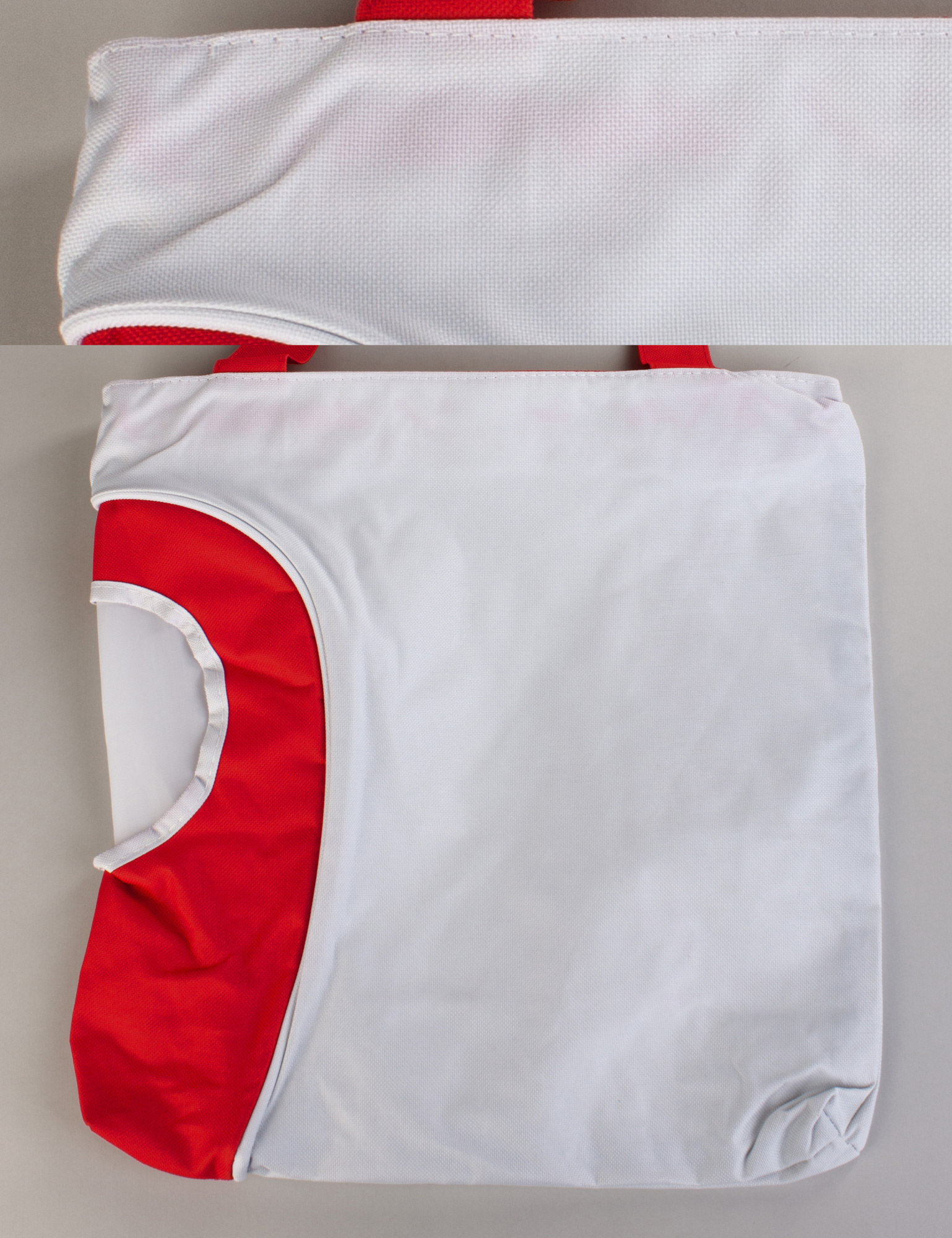 Сумка пляжная "Карибские острова", красная/белая# фото на сайте Print Logo.