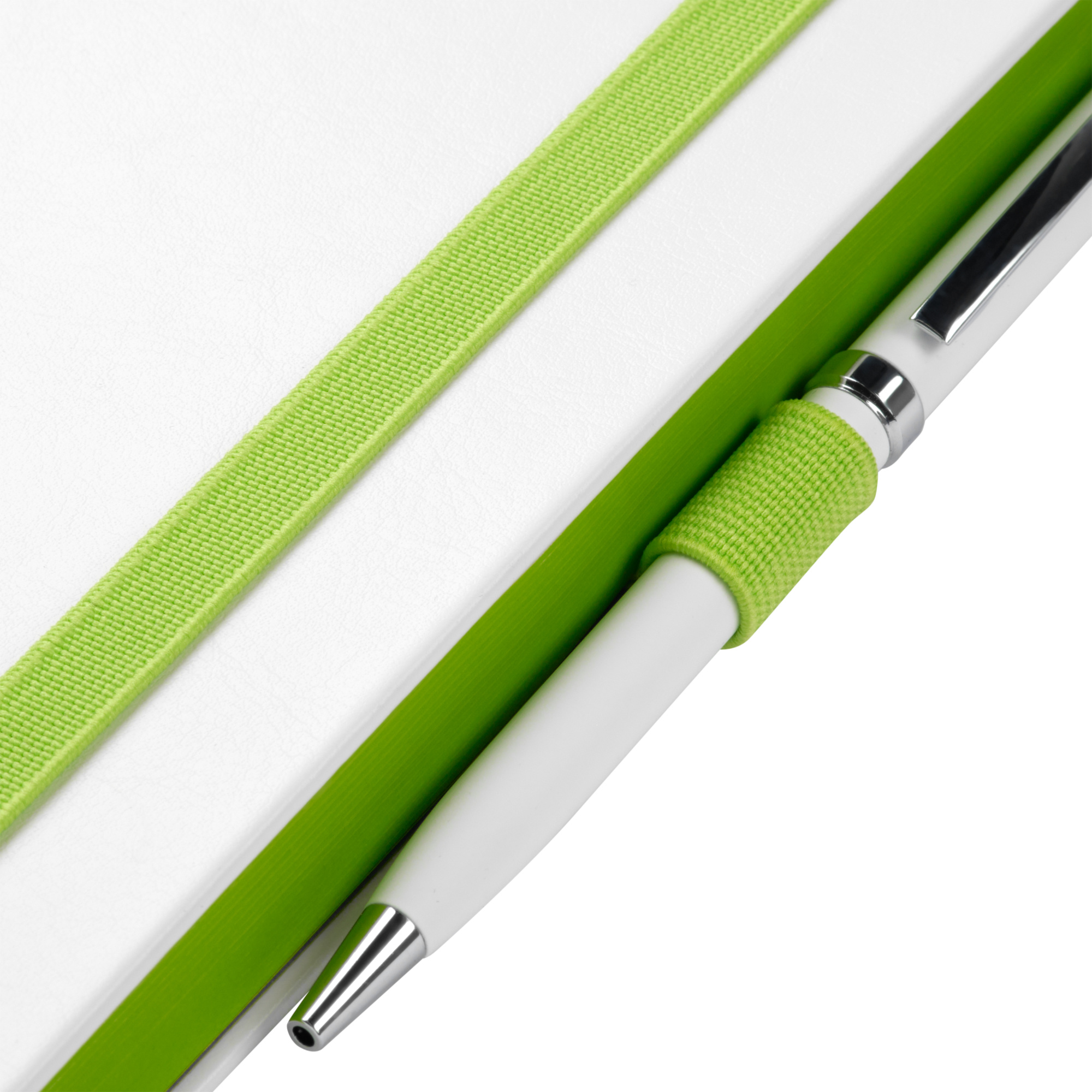 Ежедневник Arctic недатированный, белый/черный фото на сайте Print Logo.