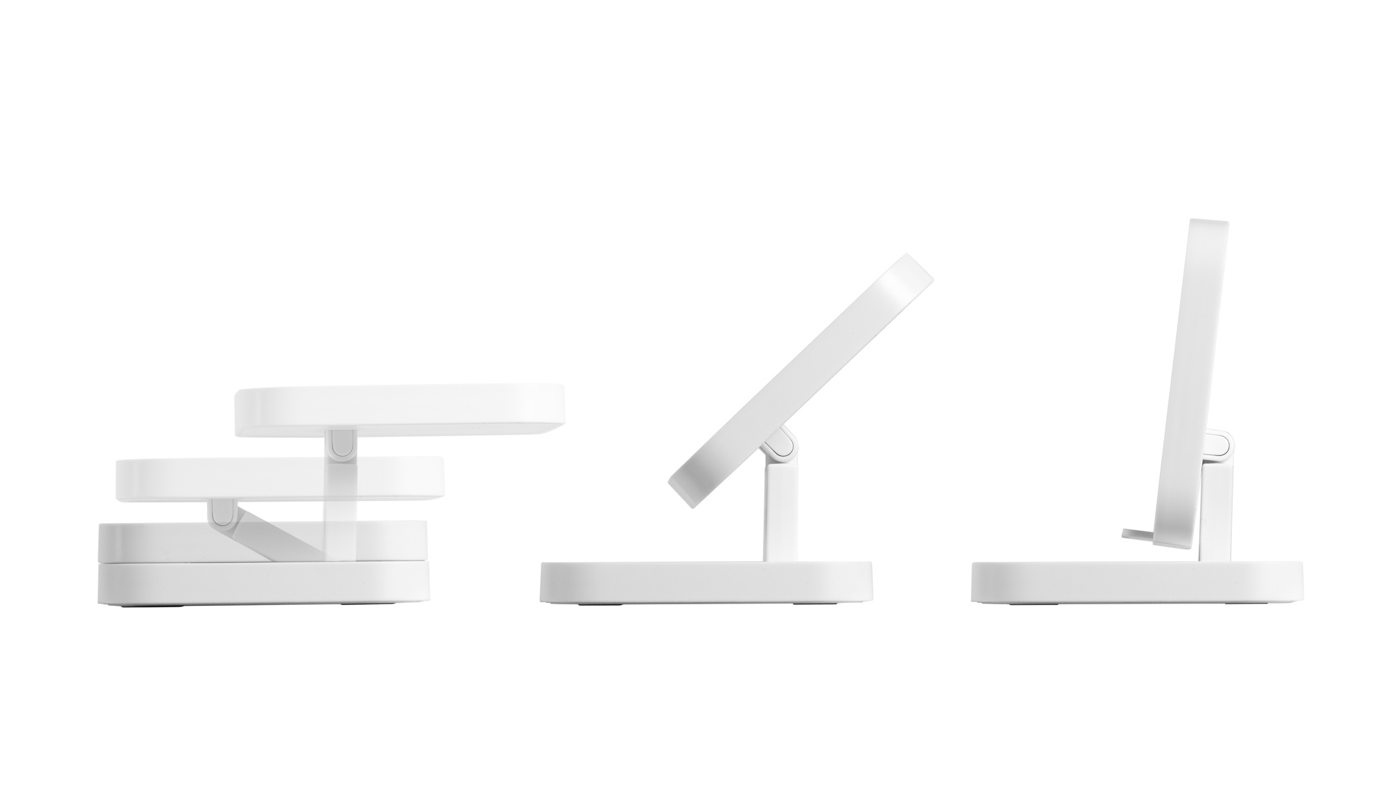 Складная настольная подставка "Flex" с беспроводным (15W) зарядным устройством фото на сайте Print Logo.